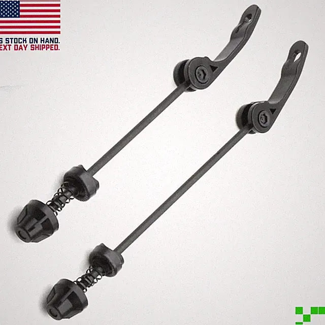 1 Pair Front/Rear Skewers Road Mountain MTB Wheel Hub Quick Release Bike Axle