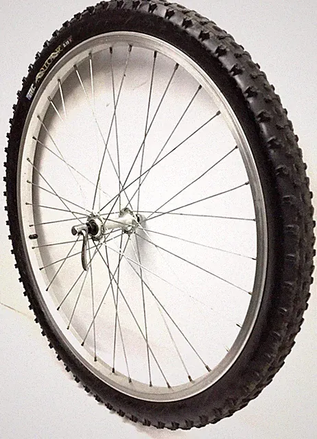 26" Bicycle Front Alloy Wheel Quick Release with 2.10" Tire Mountain Bike #A46