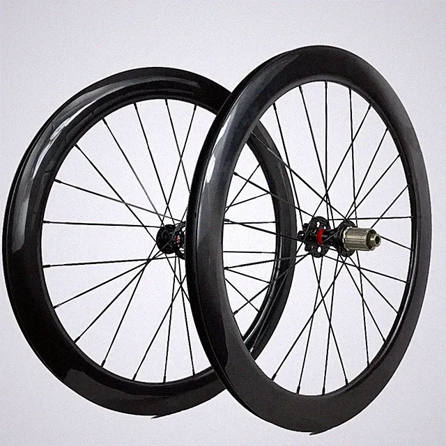 650C Carbon Bike Wheelset Novatec Quick Release Hubs Wheels Clincher/Tubular