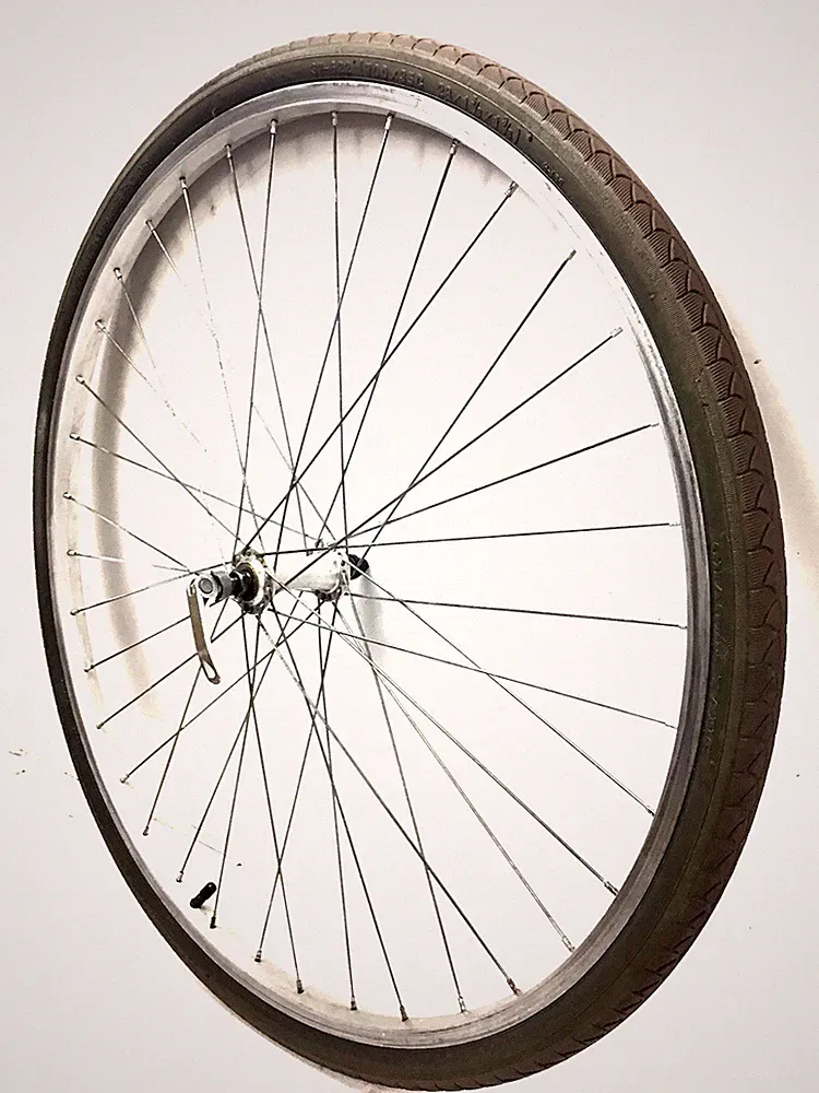 700C Front Bicycle Alloy Wheel Quick Release with 35C Tire Road Hybrid Bike #X19