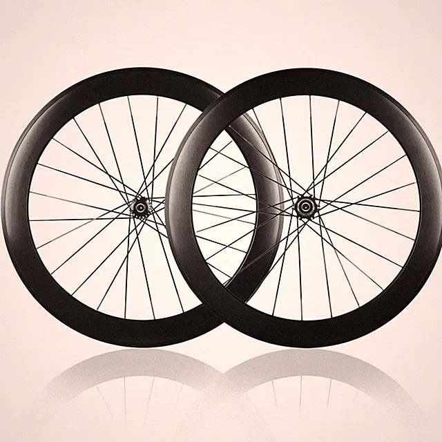 700C Road Bike Wheels 6-claw 3-tooth Carbon Hub Disc Brake Wheelset 60mm Height