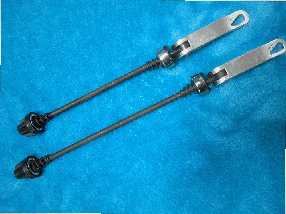 Bicycle/Bike Axle/Quick Release Wheel Hub Quick Release Skewers Set Silver