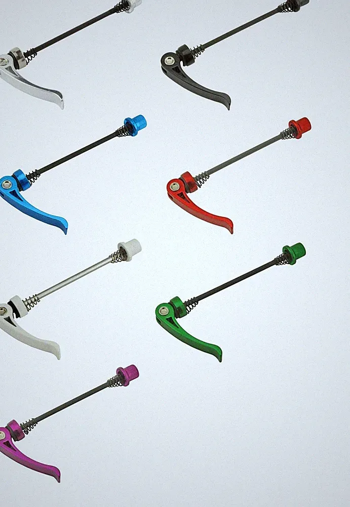 BICYCLE WHEEL SKEWER QUICK RELEASE AXLE FRONT/REAR CRUISER BMX MTB CYCLING BIKES