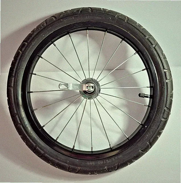 Bike Trailer Part Quick Release 16" Wheel Tire Only Light Use 16x1.75