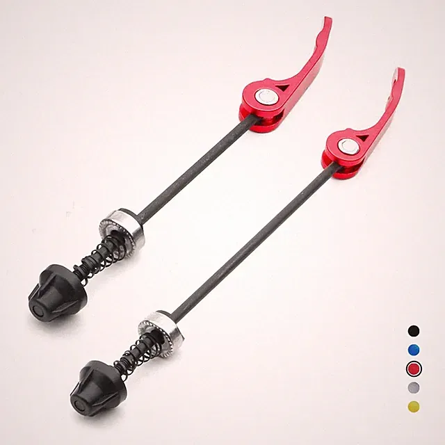 Bike Wheel Hub Quick Release Skewers Front Rear Axle Lever Alloy Cycling 1 Pair
