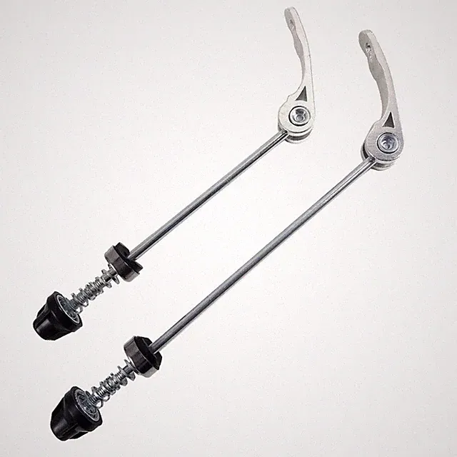 Bike Wheel Hub Skewers Quick Release Clip Lever Axle 145mm 180mm Pair