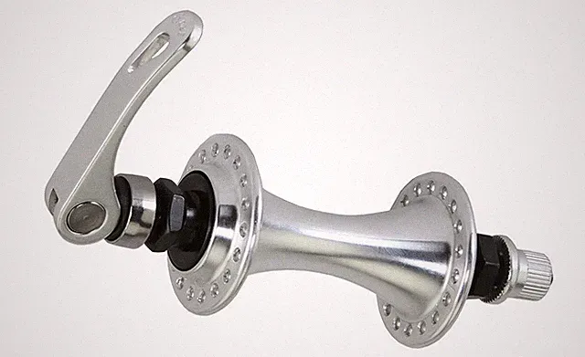 KT Alloy Lightweight Front Alloy Bicycle Hub 36H Silver w/Quick Release 3/8 Axle
