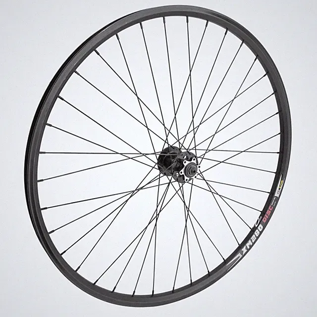 Mountain Bike Front Wheel / 29" / 6-Bolt Disc / Black / 36 spoke / Quick Release