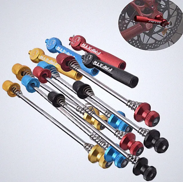 MTB Road Bike Wheel Locking Security Quick Release Skewers Anti Theft Skewer Set