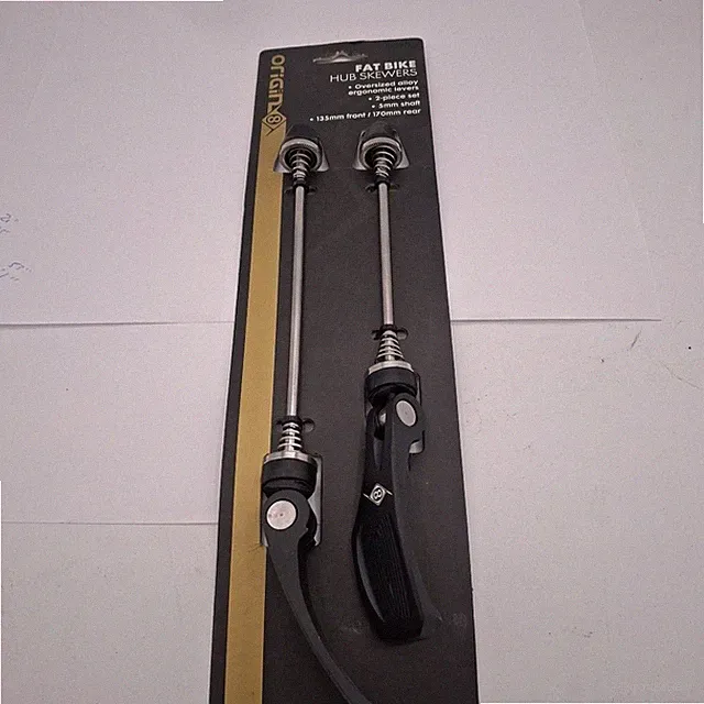 Origin8 TorqLite Fat Bike Hub Skewers Set - Alloy Levers, 135/170mm, Steel