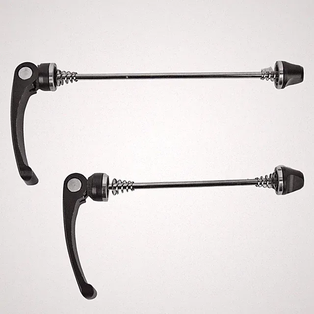 Origin8 TorqLite Fat Bike Skewers Set - Alloy Levers, Steel Shafts, 135/170mm