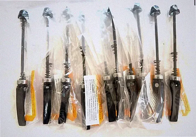 Raleigh oem x12 pc Alloy Bicycle Bike Front Wheel Quick Release QR 100mm Skewer