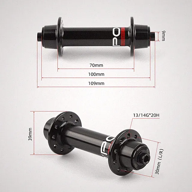 Road Bike Sealed Bearing Hubs 16 20 24H Front and Rear Quick Release Bicycle Hub