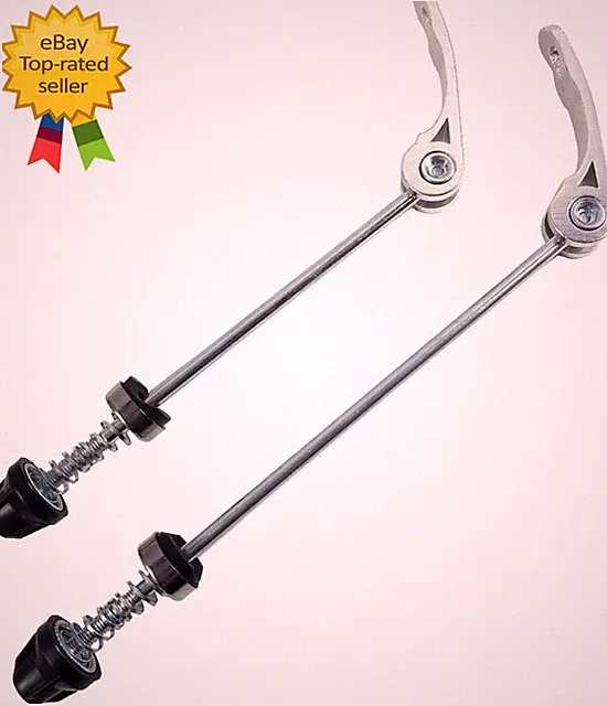 Road Mountain Bicycle MTB Wheel Hub Front and Rear Skewers Quick Release Clip Bo