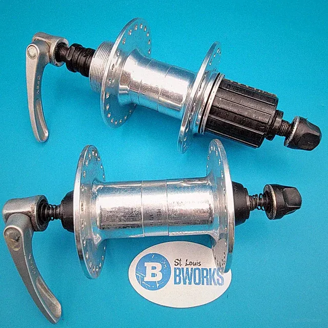 Shimano 10 Speed Tandem Hub Set HF07 QR 100/142mm 48 Hole SMOOTH BEARINGS!! e18