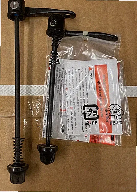 Shimano Pair Mountain Bike QR Quick Release Lever Hub Road Wheel Skewer