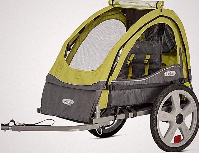 Sync and Take 2 Bike Trailer for Kids, Single and Double Seat Options, 5-Point H
