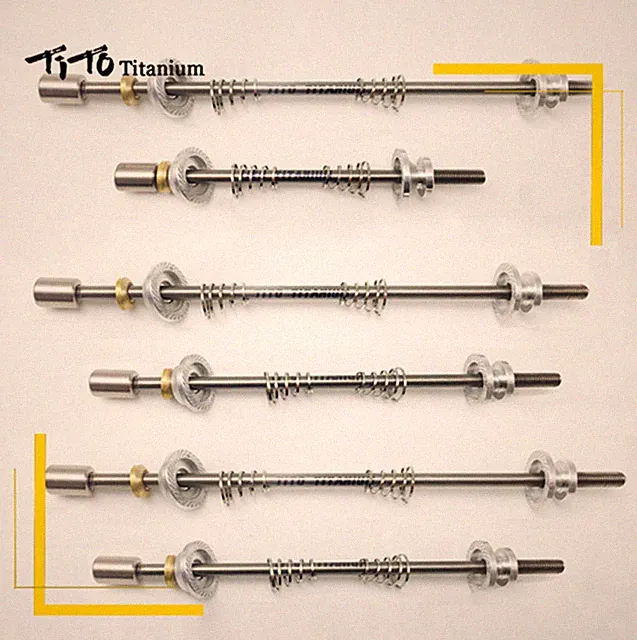 TiTo Ultralight Quick Release Titanium Bicycle Skewers MTB Road Bike Wheels Hub