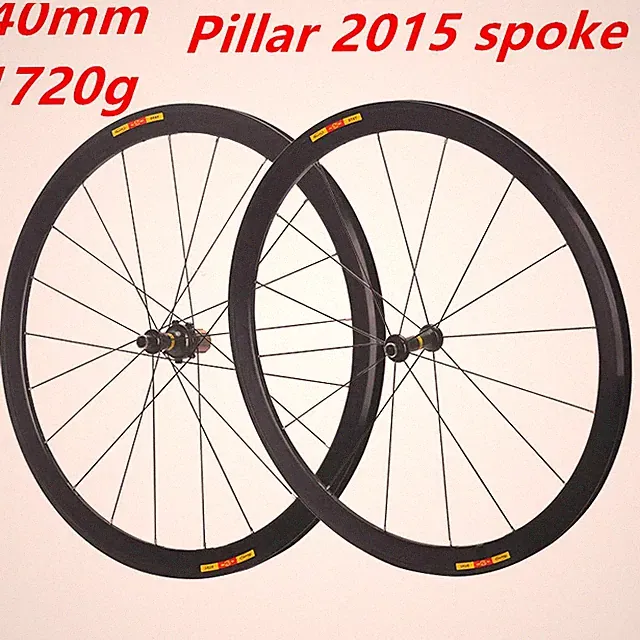 Ultralight 700C 30/40/50mm Depth Road Bicycle Wheelset V Brake Quick Release Hub