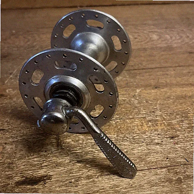 Vintage Normandy Front High Flange Hub MM Atom Quick Release 70s Road Bike