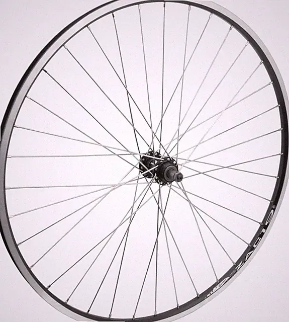 WM Weinmann Zac19 700x35 Rear Wheel, 36H, 5/6/7-Spd, Quick Release, Black