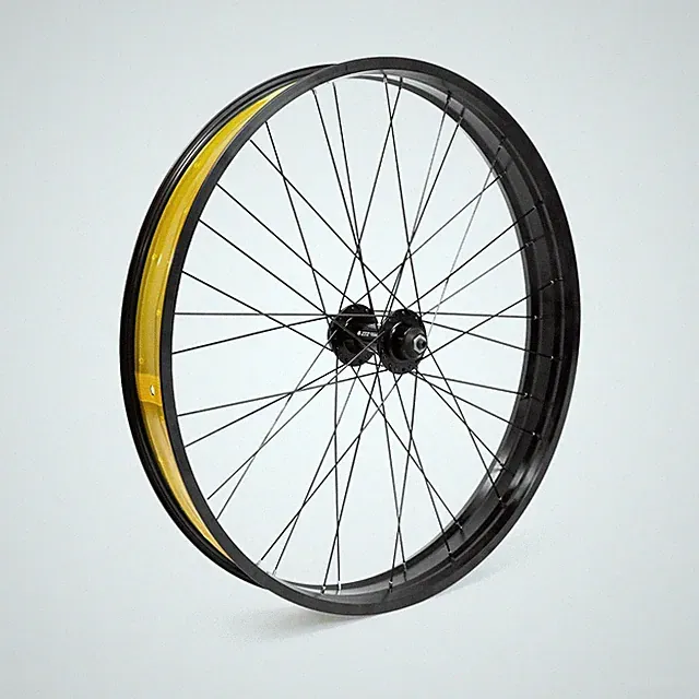 ZTZ 20/26 x 4.0 inch Fat Tire Bike Front Wheel, Aluminum Alloy Bike Rim, 36H...